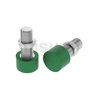 Urethane Pushers Threaded Stud Type with Hex Nut (C-UNCH8-30) 