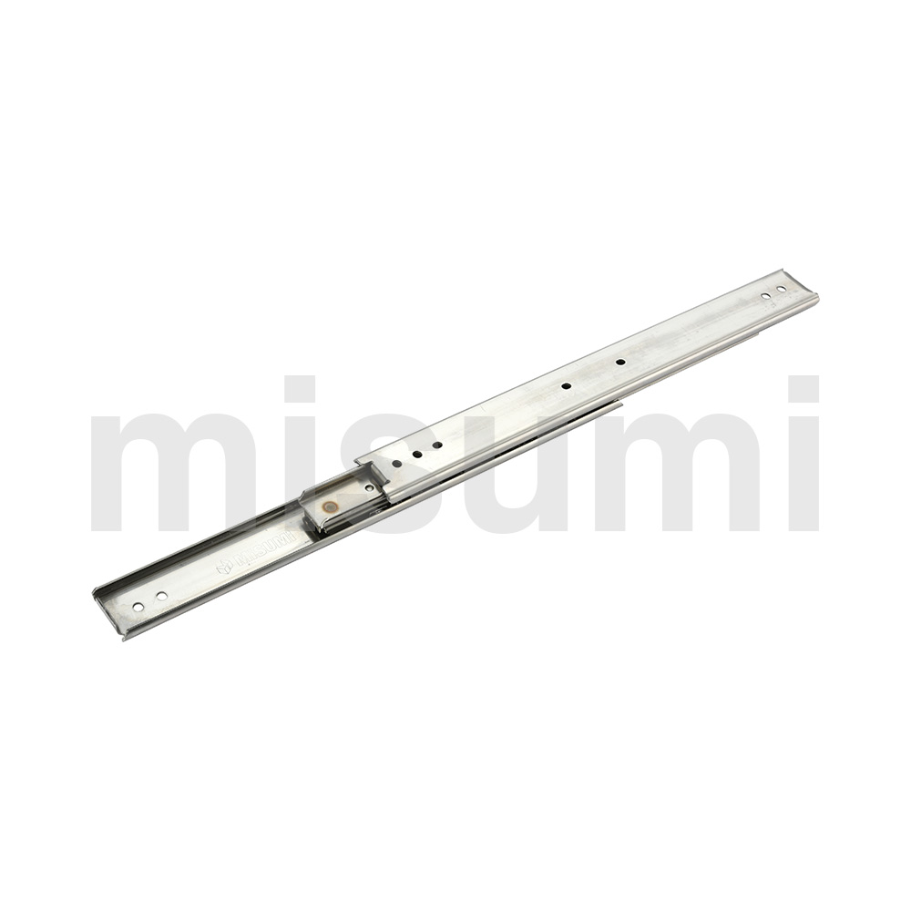 Slide Rails Three Step Slide Light load Type(Width:20mm, Stainless Steel) With Tap (C-SSRXYM20400) 