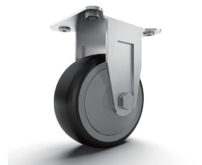 Light Load  TPR Casters Fixed Type, Wheel Width 32mm (E-DL21-10TPR-125) 