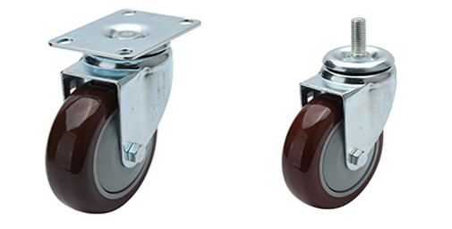 Light Load Urethane Casters Swivel Type, Wheel Width 32mm (E-DL15-20PU-100CV) 