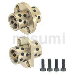 Oil Free Bushings Flange Integrated Type Copper Alloy Center Flanged Type (E-MUCZ20-50) 
