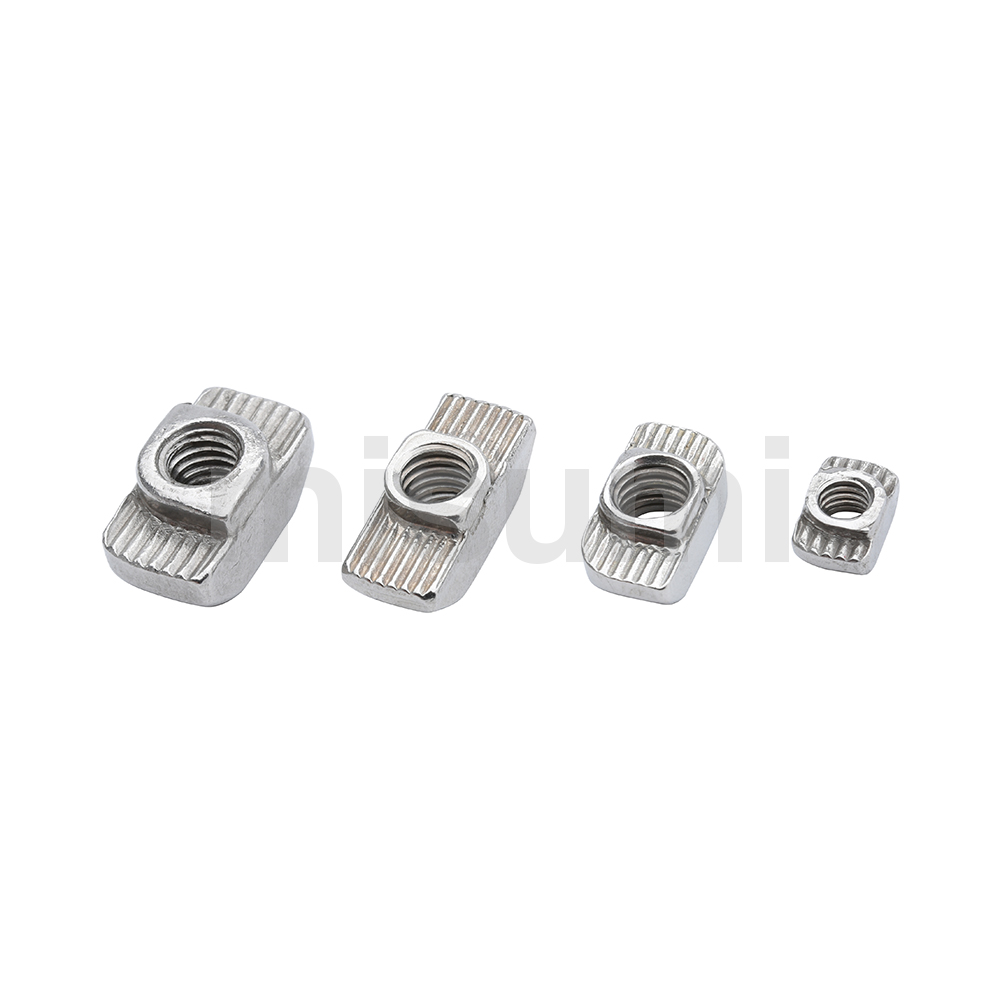 Post-Assembly T Nuts Stainless Steel For Aluminum Frames  (SLNTN8-30-6) 