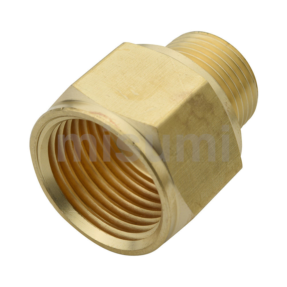 Brass Screw-In Fittings Reducer, Unequal Dia.