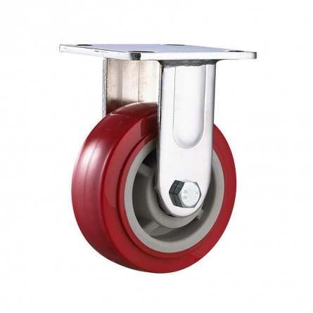 Heavy Load Urethane Casters Fixed Type SUS304