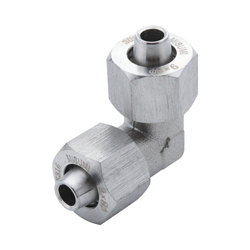 Compression Fitting Stainless Steel, Elbow Joint (E-PACK-MSSNPV8) 