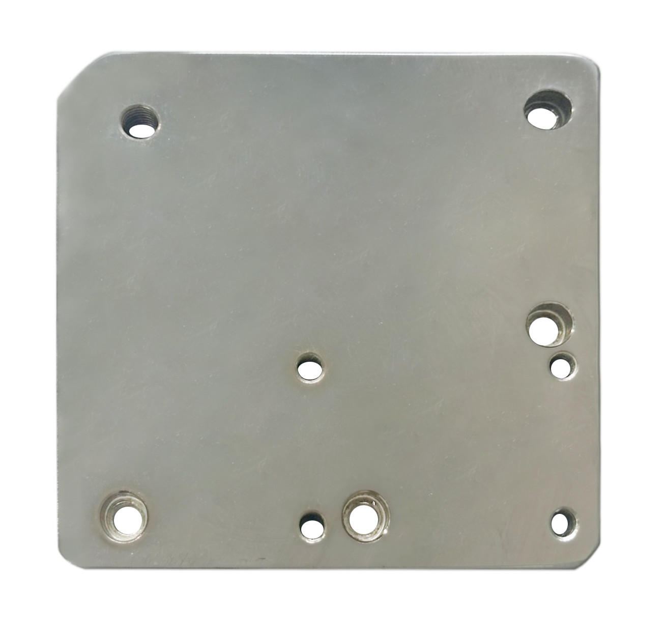 Mounting plate for frame, caster & adjuster pad
