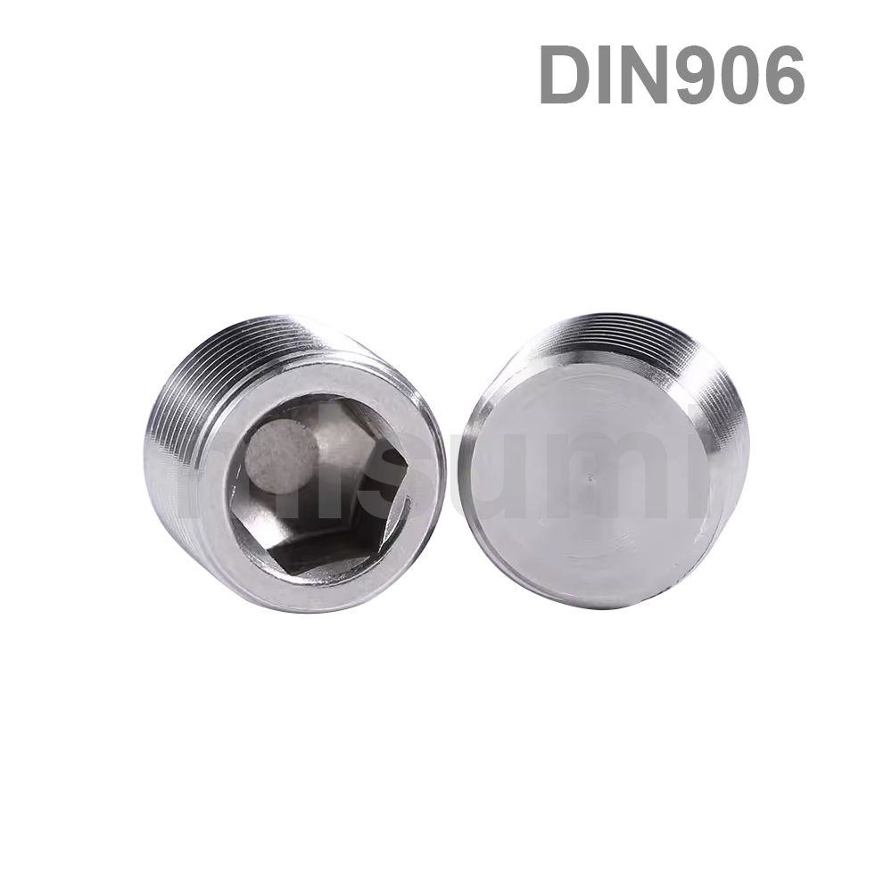 Hex Socket Screw Plugs - Stainless Steel DIN906