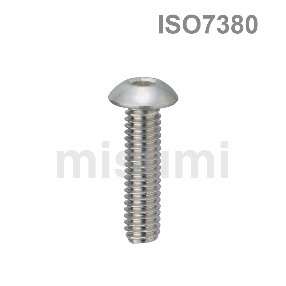 Hex Socket Round Head Screws - Stainless Steel ISO7380