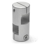 Stainless Steel, Square/Round Hole Pipe Joint/Angled Type