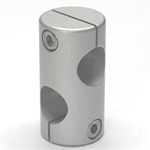 Stainless Steel, Round Hole Pipe Joint Cross 90° Hole