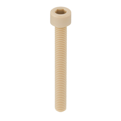 Resin Screw (PEEK/Hex Socket Head Cap Screw, Fully Threaded) - SPE-FT (SPE-M3X50-C-FT) 