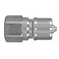SP Cupla, Type A, Stainless Steel, FKM Plug (for Male Thread Mounting) (16P-A-SUS-FKM) 