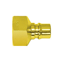High Coupler, Large-Bore, Brass, PF (600PF-BRS) 