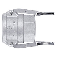 Lever Lock Cupla, Aluminum Alloy, Socket, LD Type (for Male Thread Mounting) (LD-8TSF-ALM-NBR) 