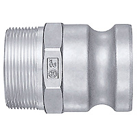 Lever Lock Cupla, Aluminum Alloy, Plug, LF Type (for Male Thread) (LF-16TPM-ALM) 