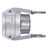 Lever Lock Cupla, Aluminum Alloy, LB Type (For Female Thread Mounting) (LB-10TSM-ALM-NBR) 