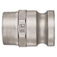 Lever Lock Cupla, Stainless Steel, Plug, LF Type (for Female Thread) (LF-6TPM-SUS) 