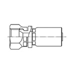 Swage Type Parallel Female Thread Union Fitting for Pipes (With 30° Female Seat) SE