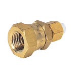 Quick Seal Series Insert Type (with Brass Specifications) Swivel Nut Female Connector (mm Size) (SC4N6X4-PF1/8) 