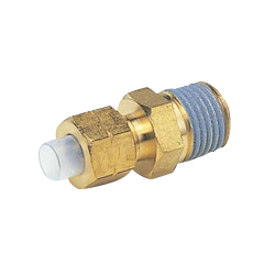 Quick Seal Series Insert Type (Brass Specifications) Connector (Inch Size) (C2N1/4-PT1/4) 