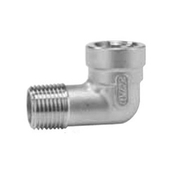 Stainless Steel Screw-in Pipe Fitting, Straight Elbow (SL65A) 
