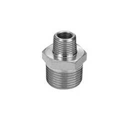 Stainless Steel Screw-In Tube Fitting Hexagonal Nipple with Reducing (SRN32AX20A) 