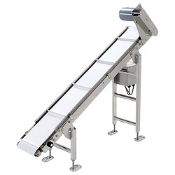 Jabcon belt type with horizontal crosspiece belt conveyor