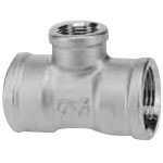Stainless Steel Screw-in Pipe Fitting, Reducing Tee, RT (SCS13-RT-11/2X1B) 