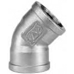 Stainless Steel Screw-in Pipe Fitting - 45° Elbow 45L (SCS14-45L-3/4B) 
