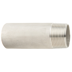 Stainless Steel Screw-in Fitting, One-End Screw-in Long Nipple NSL (SCS13-NSL-1/2B-100) 