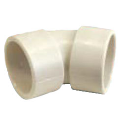 Drain Pipes, Fittings for Drain Pipes, Drain Pipe 45° Elbow (Ivory), K-HEN (K-HEN25) 