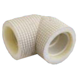 Drain Pipes, Fittings for Drain Pipes, Drain Pipe Elbow (Ivory) with Heat Insulating Materials, K-HEEH
