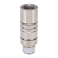 Mold Cooling, Mold Temperature Control Fitting, Female Thread Straight (AKC10-03F01) 