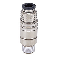 Mold Temperature Adjustment Fitting Straight With Quick-Connect Fitting for Mold Cooling (AKC08-601) 