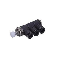Mechanical Switching Valves Mechanical Valve Panel Mount Type Pin (Concentrated Exhaust Type)