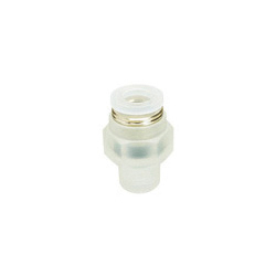 PP Type Tube Fitting for Clean Environment, Straight (PPC12-04-F-C) 