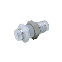 Tube Fitting PP Type Bulkhead Union P for Clean Environments (PPMP6-C) 