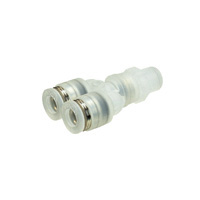 Tube Fitting PP Type Branch Y for Clean Environments (PPX6-01-F) 
