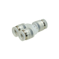 Tube Fitting Polypropylene Type Union Y for Clean Environments (PPY4-F) 