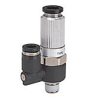 Single Unit Type: Direct attachment electromagnetic valve, straight type, concentrated exhaust