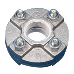 ZD Fittings, White Parts, Flange Union