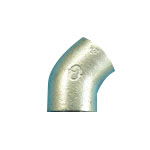 Steel Pipe Fittings, Screw-In Pipe Fitting, 45° Elbow (L45-3/4B-W) 