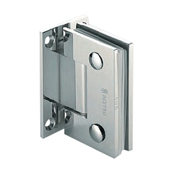 Double-Action Hinge BK021-180 Type for Stainless Steel Glass Door (Glass mounting type) (For reinforced glass) (K38050) 