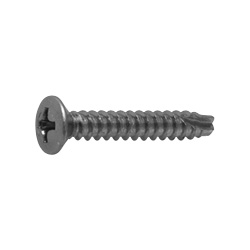 Cross Recessed Raised Countersunk Head Tapping Screws, 2 Models Grooved B-1 Shape (CSPRDS2M-STC-TP3-6) 