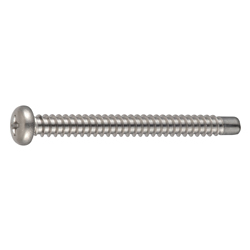 Cross Recessed Pan Head Tapping Screws, 2 Models with Guide, BRP Shape, G=5 (CSPPNSG5-SUS-TP4.5-50) 