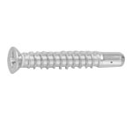 Cross Recessed Small Flat Head Tapping Screws, 2 Models with Guide, BRP Shape, G=5 D=6 (CSPLCSB6-SUS-TP4-25) 