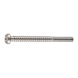 Cross/Straight-Recessed Pan Head Tapping Screw Class 2 with Guide BPR Model G=15 (CSBPNS15-SUS-TP4-30) 