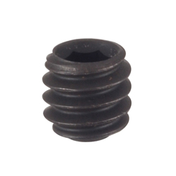3/8"-16 x 3/4" Coarse Thread Socket Set Screw Flat Pt Black Oxide 