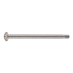 Type 2-BRP Phillips Small Truss Head Tapping Screw with Guide, G = 5 (CSPTRN-SUS-TP4-60) 