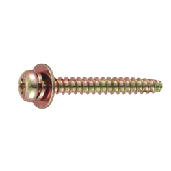Cross-Head, Pan Head Tapping Screw, With Class 2 Grooved, Shape B-1, P = 2 (Spring Lock Washer) (CSPPNNNDP3-ST3W-TP4-12) 
